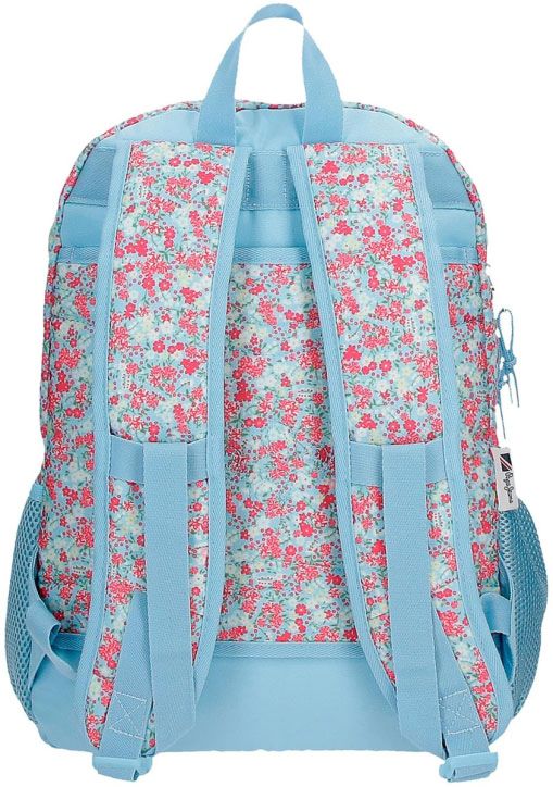 Ученическа раница Pepe Jeans Aide с две отделения и преден заоблен джоб