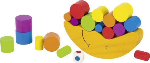 Дървена игра за балансиране Goki - Луна
