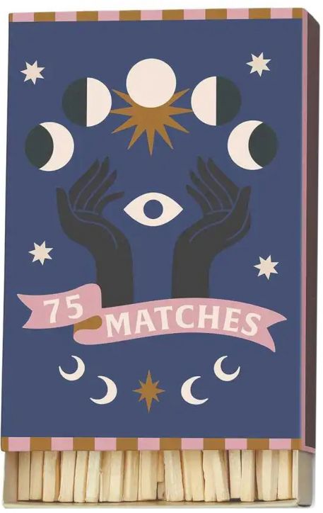 Кибритени клечки Paddywax - Moon Gold, 75 бр.