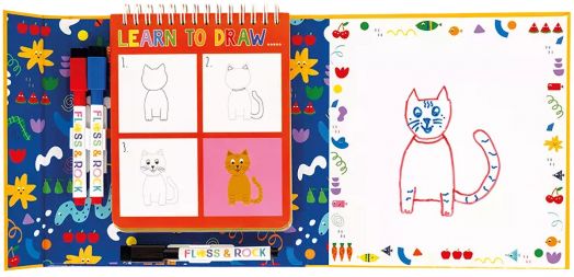 Книжка за рисуване Floss & Rock - Домашни любимци