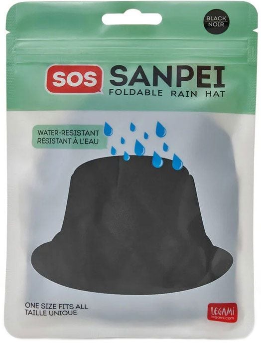 Шапка за дъжд Legami, черна