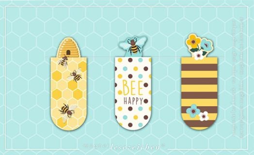 Магнитни разделители за книга - Пчели