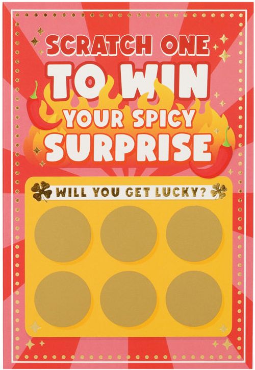 Скреч картичка Legami Spicy Surprise