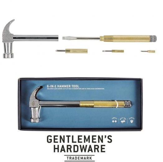 Мултиинструмент Gentlemen's Hardware - Чук, 6 в 1