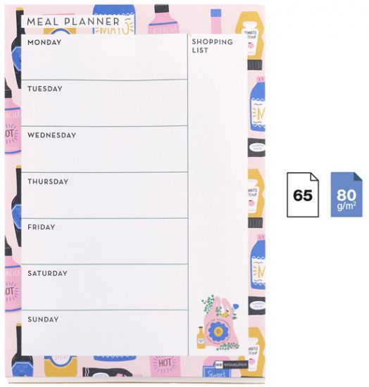 Планер за меню на седмицата Miquelrius Foodie Lovers