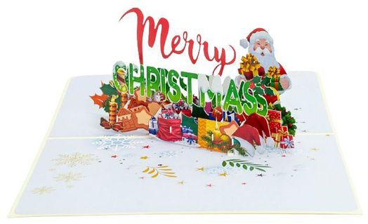 Поздравителна картичка Kiriori Дядо Коледа