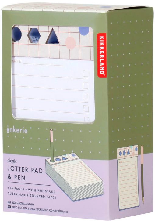 Пад за бележки с химикалка Kikkerland