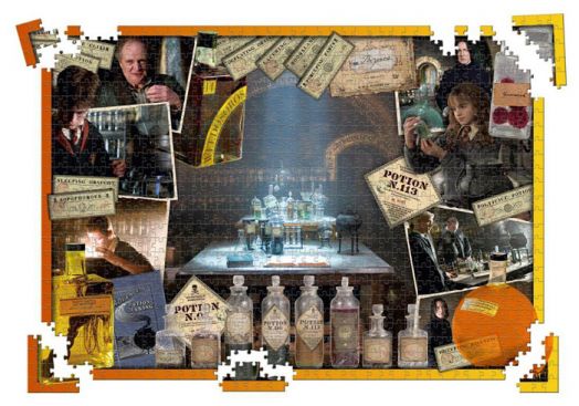 Комплект пъзели Winning Moves: Harry Potter 5 в 1