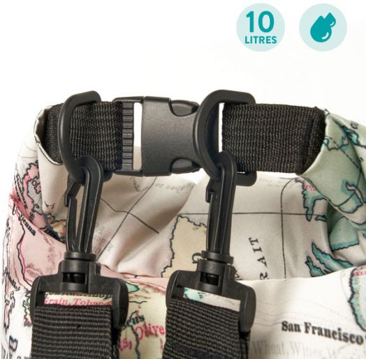 Водоустойчива чанта Legami - Travel, 10 литра