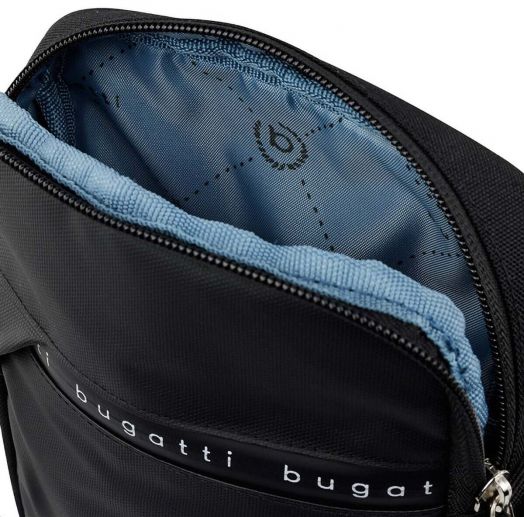 Чанта за през рамо Bugatti Blanc DeLight, черна