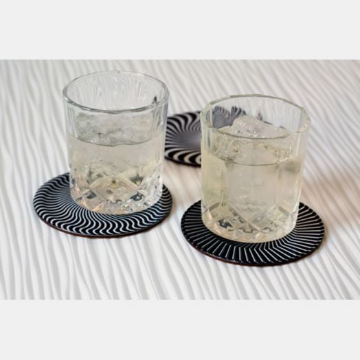 Комплект подложки за чаши Kikkerland, 4 бр.