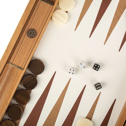 Табла Manopoulos с отделения - крокодилска кожа, слонова кост