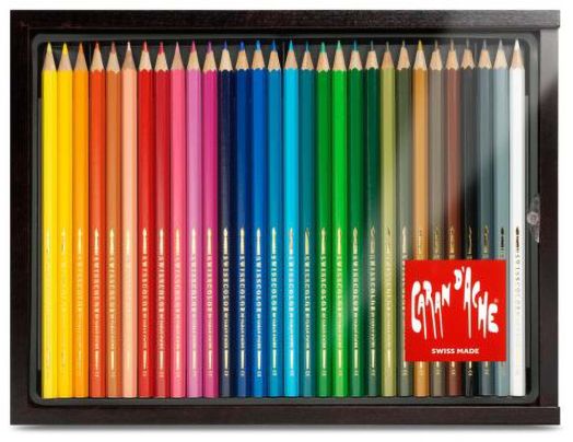Комплект моливи Caran d'Ache Swisscolor, 30 цвята