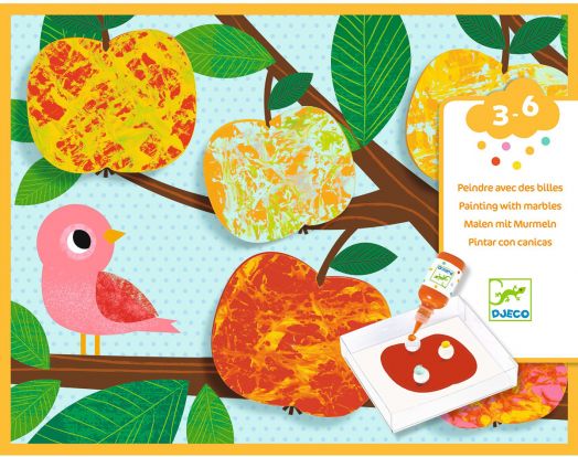 Комплект за оцветяване с топчета Djeco