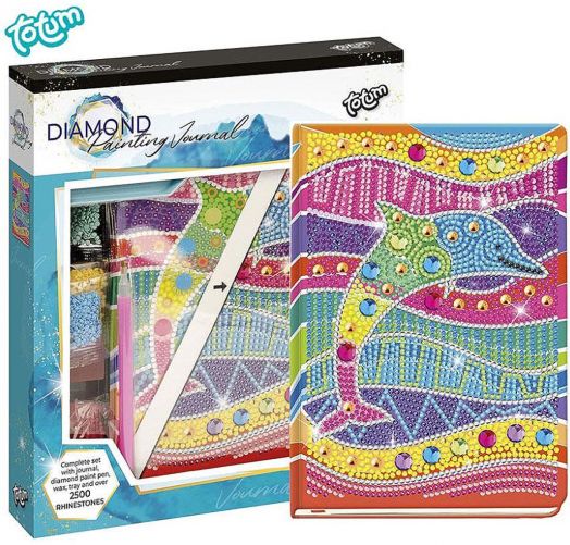 Декорирай сам тетрадка Totum - Диамантен гоблен, Делфин