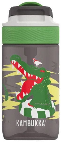 Детска бутилка за вода от тритан Kambukka Lagoon Crazy Crocodile, 0.400 л.