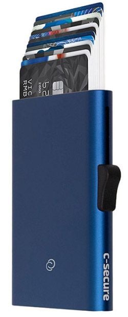 Портфейл за карти C-secure XL, син