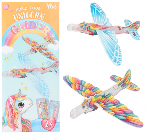 Комплект за сглобяем самолет YLVI - Еднорози, асортимент