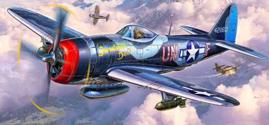 Сглобяем модел Revell - Самолет P-47M Thunderbolt