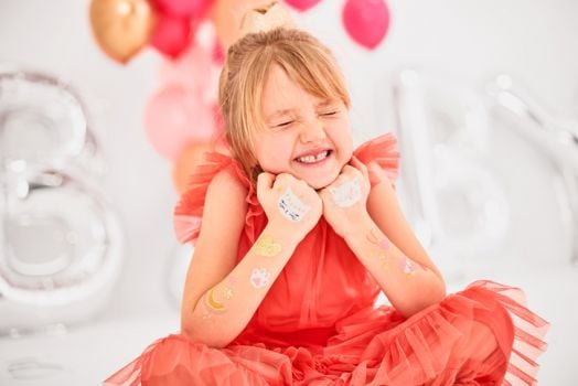 Временни татуировки PartyDeco - Котки, 12 бр.