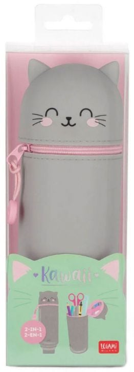 2-в-1 силиконов несесер Legami Kawaii - Kitty