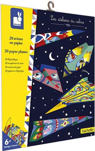 Творчески комплект Janod - Хартиени самолети