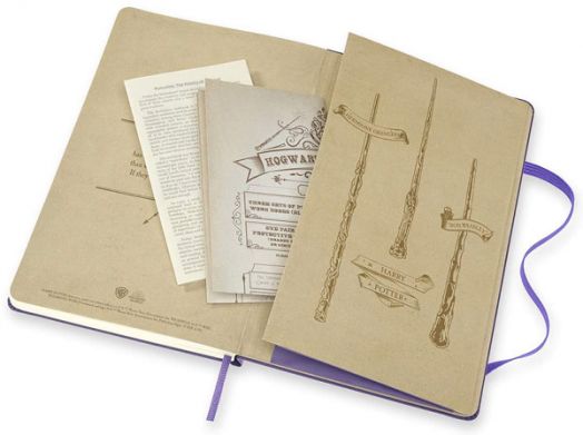 Класически тефтер Moleskine Limited Editions Harry Potter Phoenix с твърди корици и линирани страници