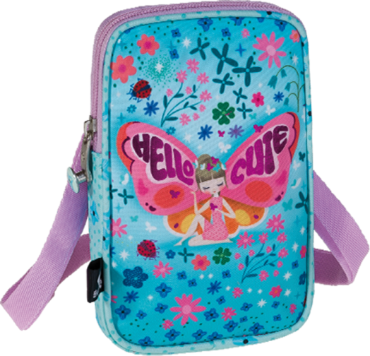 Малка детска чантичка Busquets Hello Cute 2023 за през рамо, вертикална