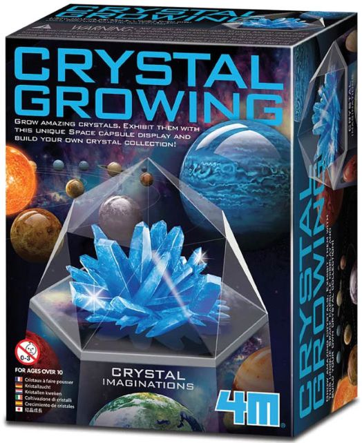 Детска лаборатория 4M - Отгледай кристал, син цвят