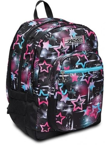 Ученическа раница Seven Freethink Liquid Paint с ринг лампа за снимки