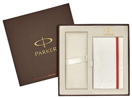 Комплект писалка Parker Sonnet Sterling Silver CT с подаръчна кутия