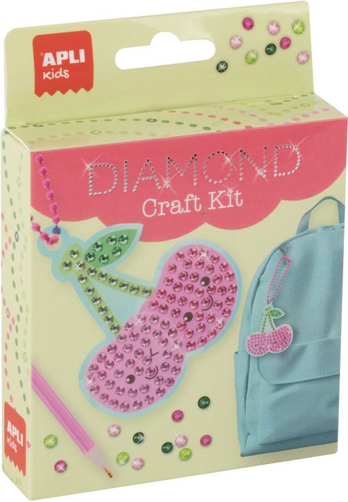 Креативен комплект Apli Kids - Направи си сам ключодържател череша