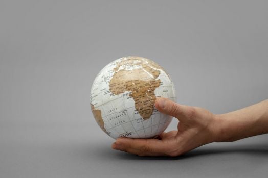 Глобус Luckies 14см, въртящ се