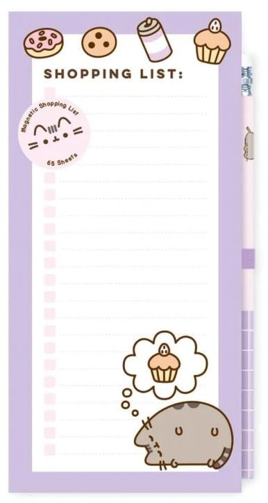 Магнитен пад за бележки Pusheen Moments с молив