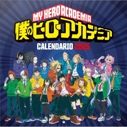 Календар Grupo Erik - My Hero Academia, 2025 година