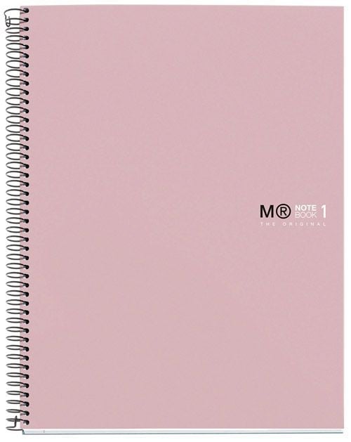 Тетрадка Miquelrius The Original Sand А4 със спирала, 120 листа на малки квадратчета