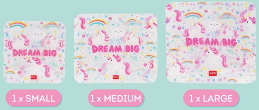 Комплект пликчета за сандвичи Legami - Unicorn