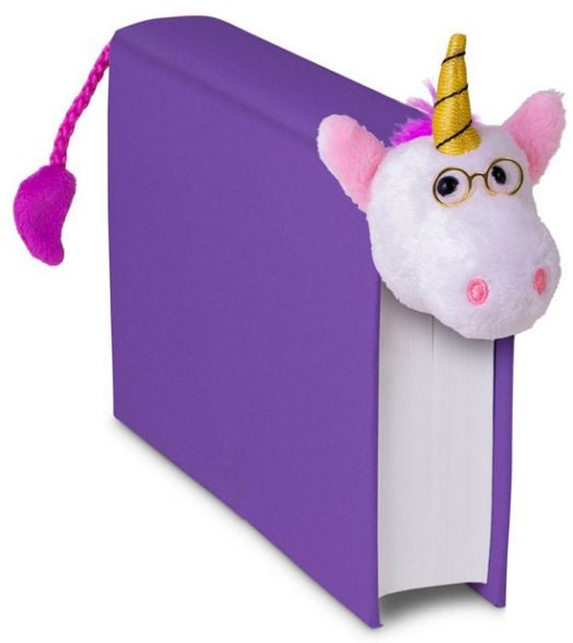 Плюшен книгоразделител с опашка - Еднорог