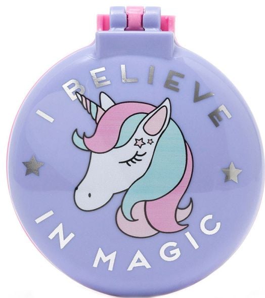 Четка за коса с огледало Legami - Unicorn