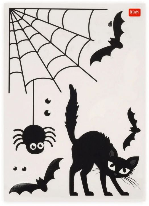 Стикери за прозорци Legami - Halloween, 35 бр.