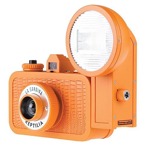 Лентов фотоапарат Lomo, La Sardina & Flash - Orinoco Ochre