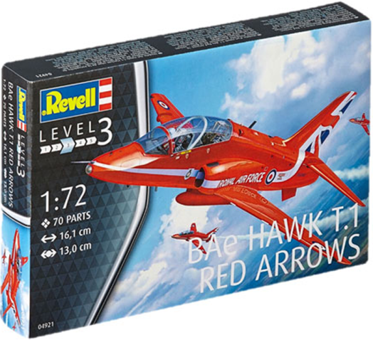 Сглобяем модел - Самолет BAe Hawk T.1 Red Arrows