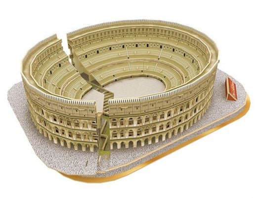 3D пъзел Cubic Fun National Geographic - Колизеумът в Рим, 131 части