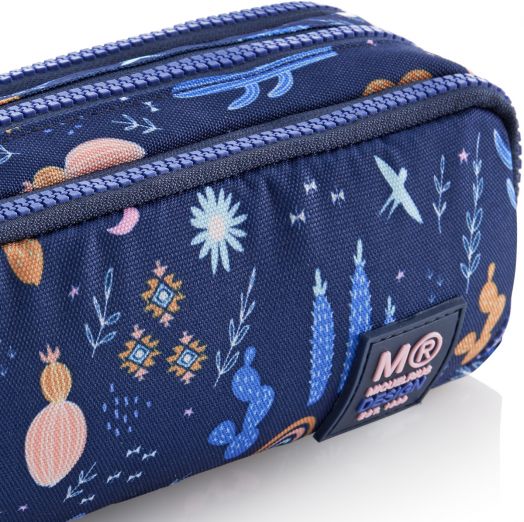 Несесер Miquelrius Desert с три отделения, овален