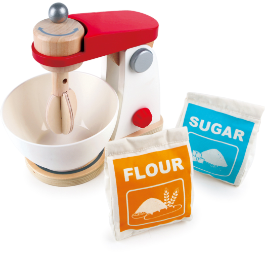 Дървен готварски комплект Hape - Миксер