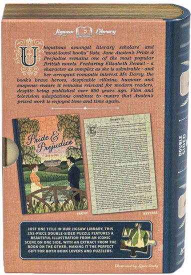 Двустранен пъзел Professor Puzzle: Гордост и презразсъдъци, 252 части