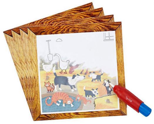 Комплект за рисуване с вода Tiger Tribe - Ферма