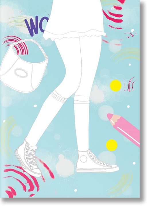 Модни звезди + 120 стикера, момиче с руса коса