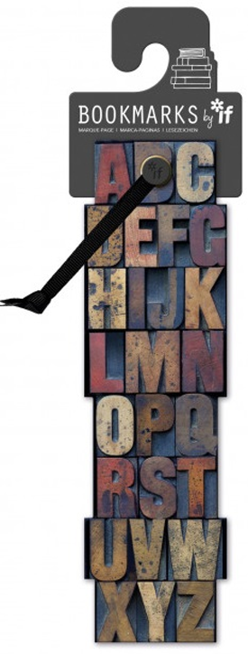 Книгоразделител с панделка Academia - Letter Press