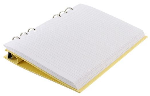 Тефтер Filofax Clipbook Classic Pastels A5 Notebook Lemon с метални рингове
